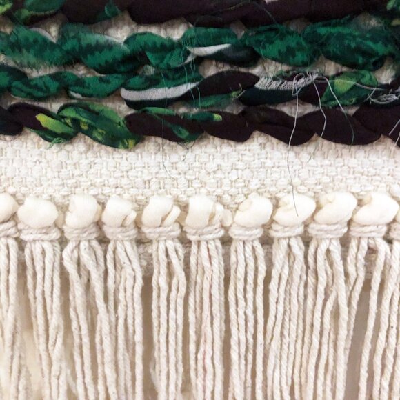 Karma Living Woven Fabric Art Wall Hanging - Picture 7 of 10